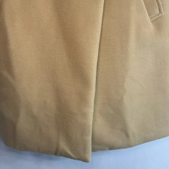 Lulus Harriet Long Double-Breasted Tan Coat, size XS - Picture 6 of 12